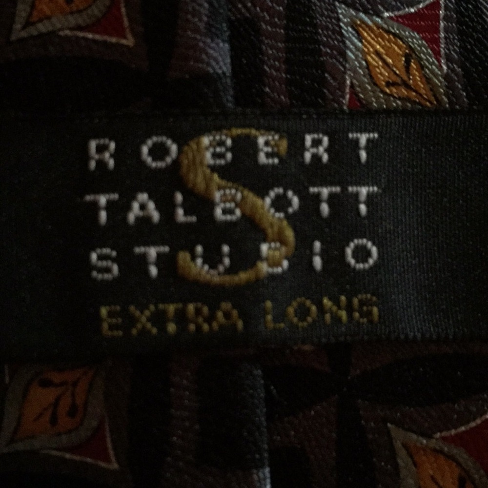 Robert Talbott Studio Extra Long 100% Silk Texture - image 4